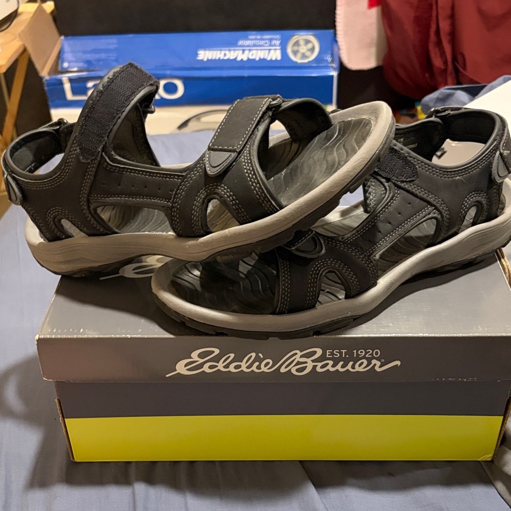 Eddie Bauer Charcoal Sport Sandals